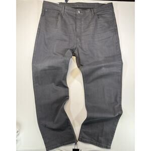 Levis 559 Jeans Mens 46x34 Relaxed Straight Dark Gray Denim